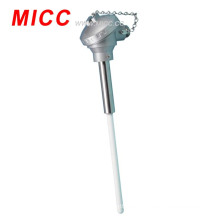 MICC type K assemblied/ mineral insulated /spring loaded thermocouple /RTD with connection head